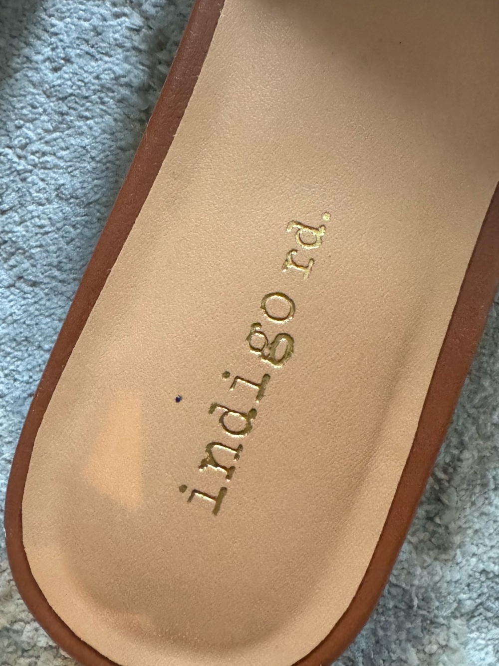 Old Money Style Women's Brown Slide Sandals - Picture 7 of 8